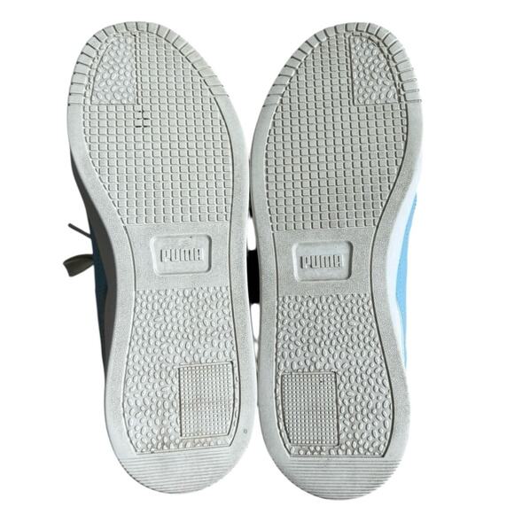 Puma Womens Carina Street Platform sneaker size 9.5 blue white streetwear - Picture 9 of 9